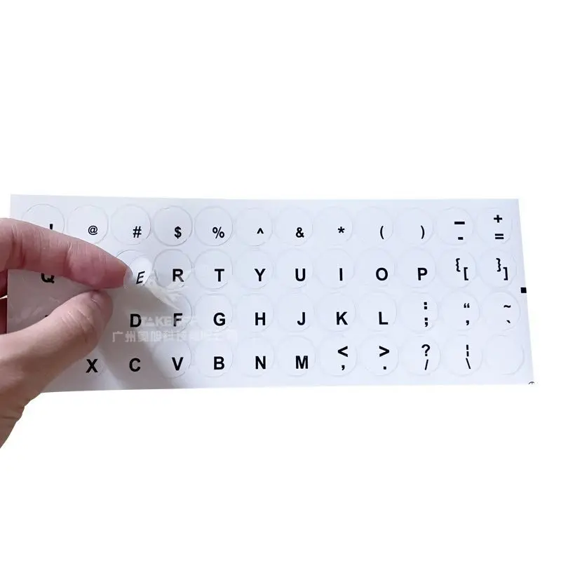 Keyboard Stickers for Notebook Computer Desktop Keyboard Cover Russia Korea Arabic Round Sticker
