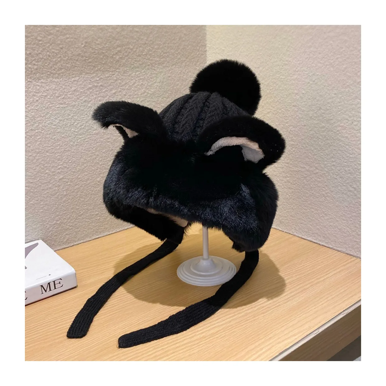 Winter Cute Ears Plush Ear Protection Lady Keep Warm Baotou Hat Trend_voghion.com