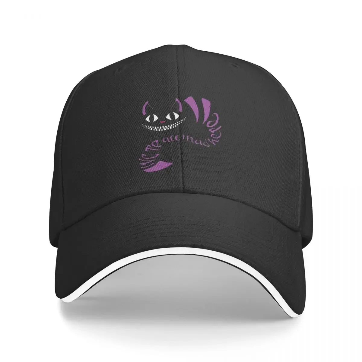

We're All Mad Here Baseball Cap Rugby Fluffy Hat Fashion Beach Women's Hats Men's