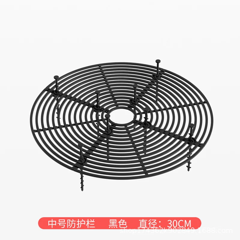 Black Round 30cm