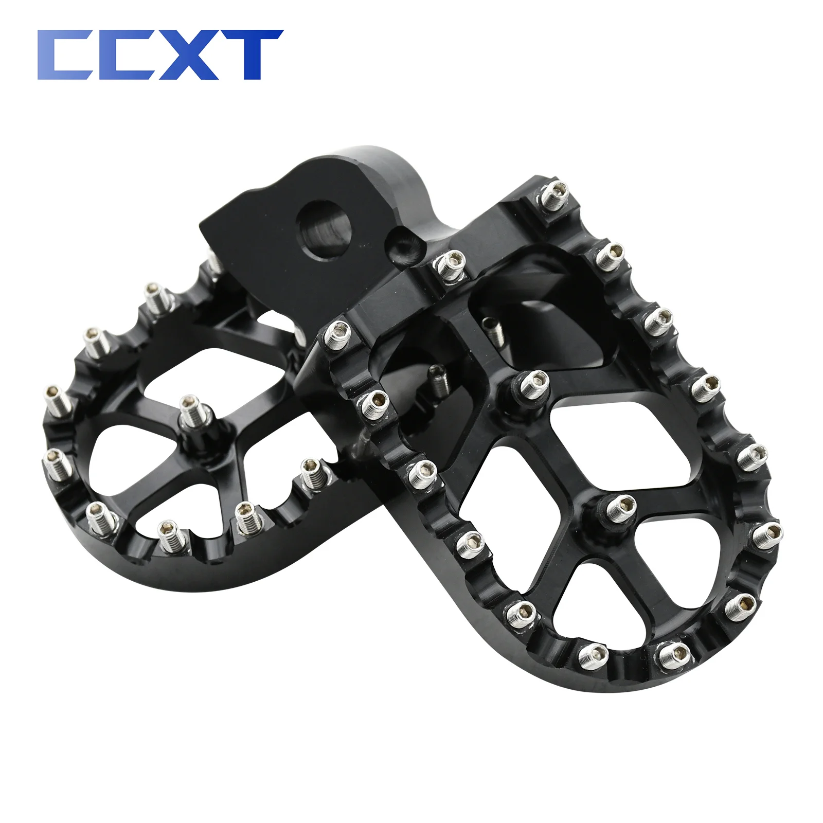 CNC Aluminum Footpegs Pedals Footrest Foot Pegs For Yamaha WR250F WR400F WR426F WR450F WR250R WR250X 1999-YZ250F YZ450F motorcycle accessories motorcycle footrests motorcycle foot pedals