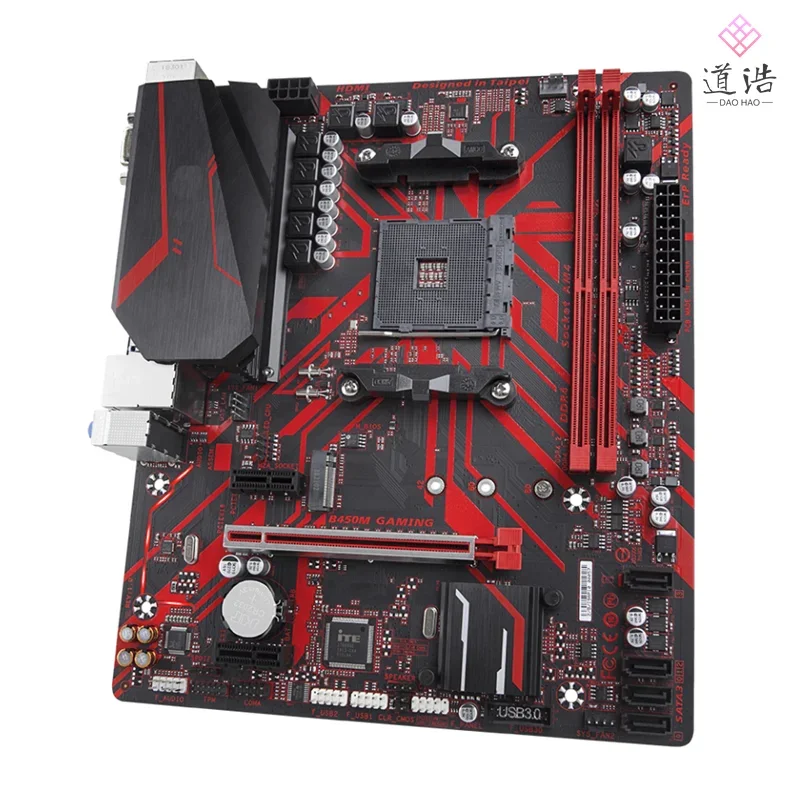 For B450M GAMING Motherboard 32GB M.2 VGA DVI HDMI SATA3.0 AM4 DDR4 Micro ATX B450 Mainboard 4 For B450M GAMING Motherboard 32GB M.2 VGA DVI HDMI SATA3.0 AM4 DDR4 Micro ATX B450 Mainboard - Image 2