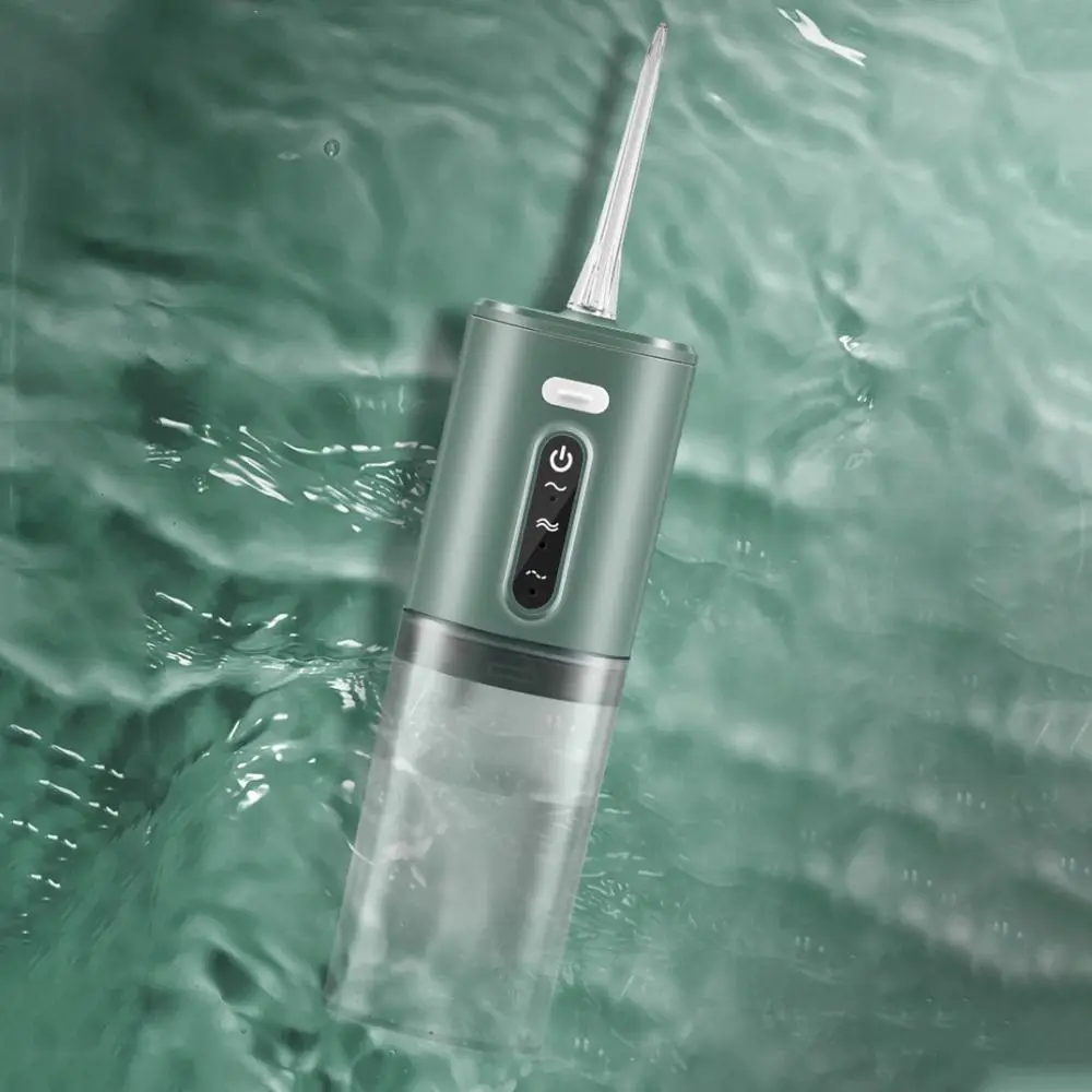 Electric USB Charging Oral Irrigator Deep Clean Three Frequency Pulses Teeth Cleaner Portable Dental Scrubber Dental Care