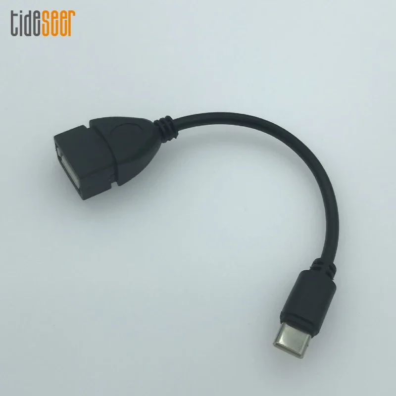 

500pcs Type C To USB 2.0 OTG Cable USB-C Male to A Female Converter Data Sync Adapter Cord for Samsung Xiaomi Huawei