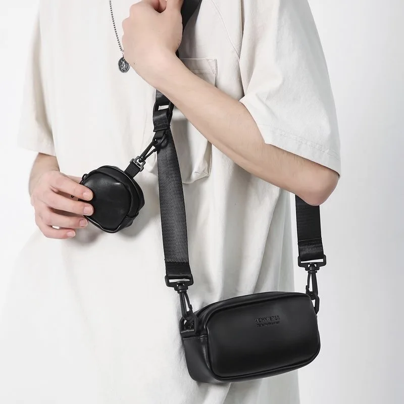 Mini Handbag Men Bag Casual Travel Pouch Nylon Waterproof Phone Pouch Unisex Crossbody Bag Belt Pack Fashion Men Shoulder Bags