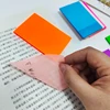 KindFuny 210pcs Transparent Sticky Notes Posted It Memo Pad Scrapes Stickers Waterproof Clear Notepad School Stationery 4