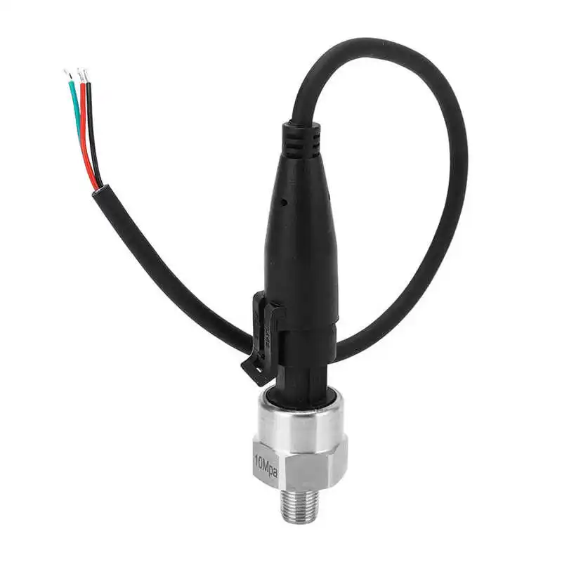Pressure Transducer 0‑10Mpa Sender Stainless Steel Sensor 1/8in 27NPT Thread 0.5‑4.5V For Oil Fuel Water hot
