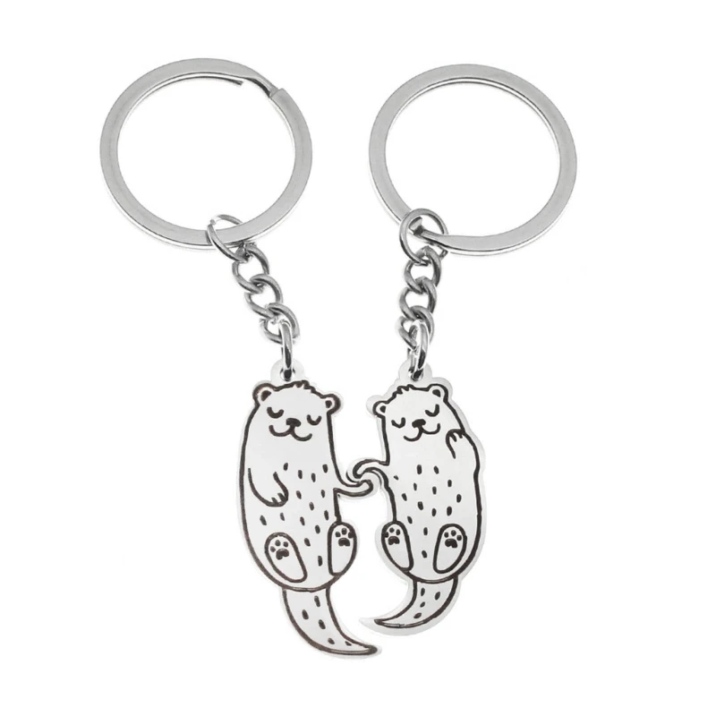 

Otters Souvenir Keychain Functional Accessories Key Holder Suitable for Keys Bag