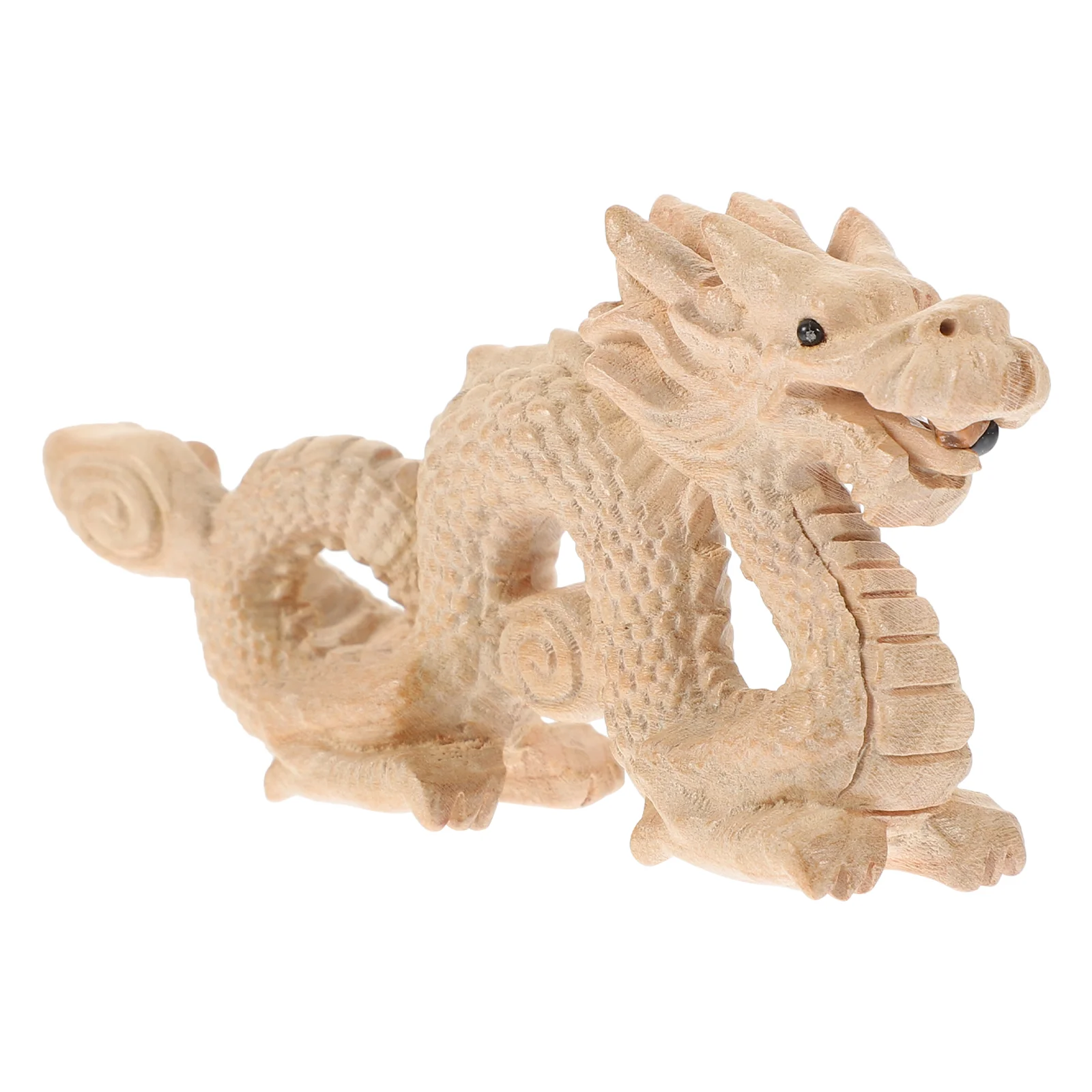 

Dragon Statue Wooden Dragon Sculpture Dragon Figurine Dragon Ornament Home Living Room Bedroom Office Figurines Craft Decoration