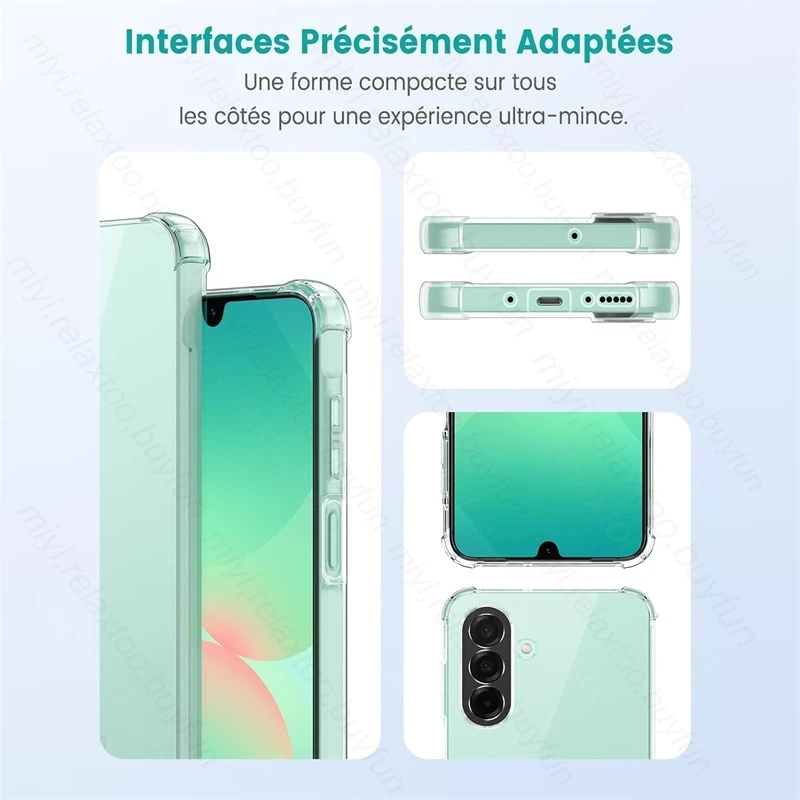 Ultra-Thin Transparent Silicone Case - Clear Crystal Back Cover