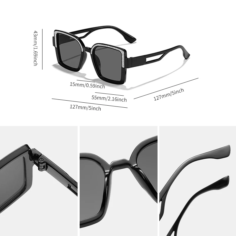 Children Girl Boy Fashion Square-frame Glasses Sunglasses UV400 Outdoor Girls Boys Solid Protection Sunglasses Kids Sun Glasses