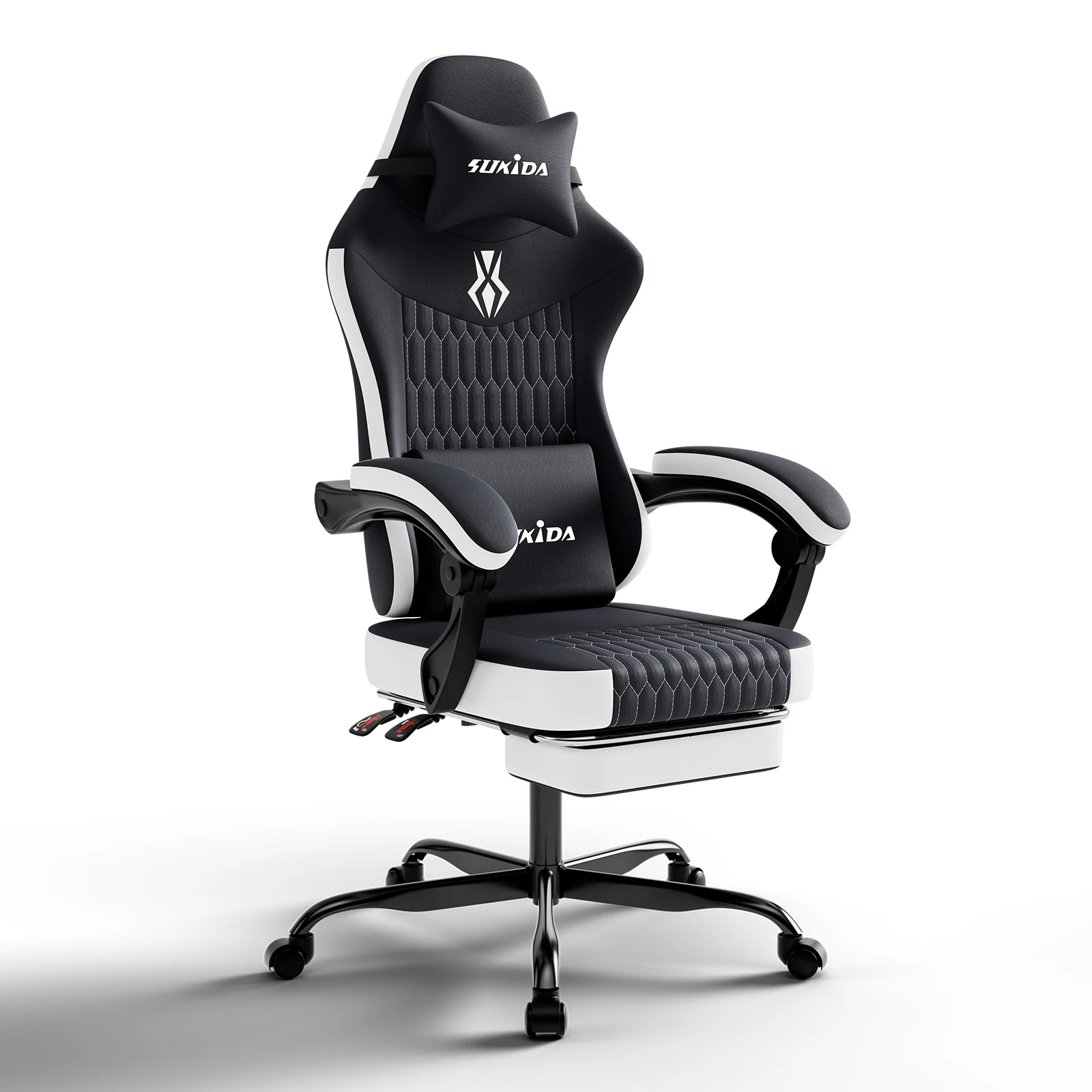 Sedia Ergonomica In Rete Per Ufficio Con Supporto Lombare Regolabile E Braccioli Ribaltabili