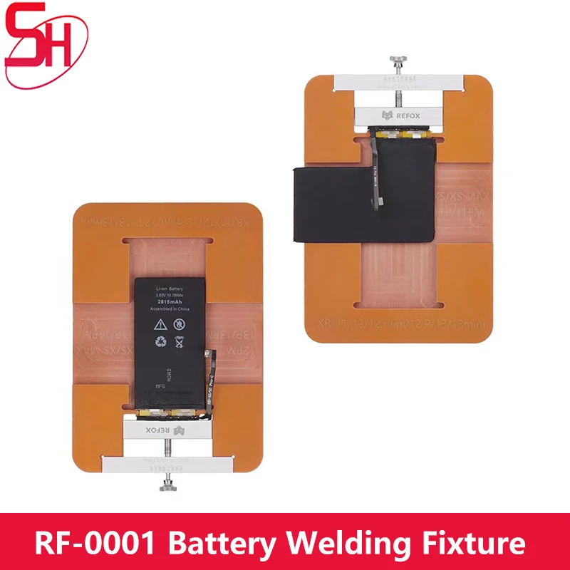 

REFOX RF-0001 Mobile Phone Battery Welding Fixture for iPhone XS~13 Pro Max min Welding Fixed Battery Repair Base Clamping tools