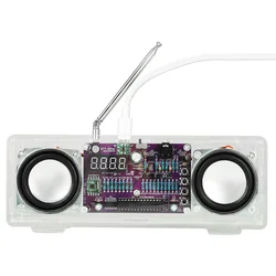 Digital Display FM Radio Kit for Signal Reception and Audio Projects