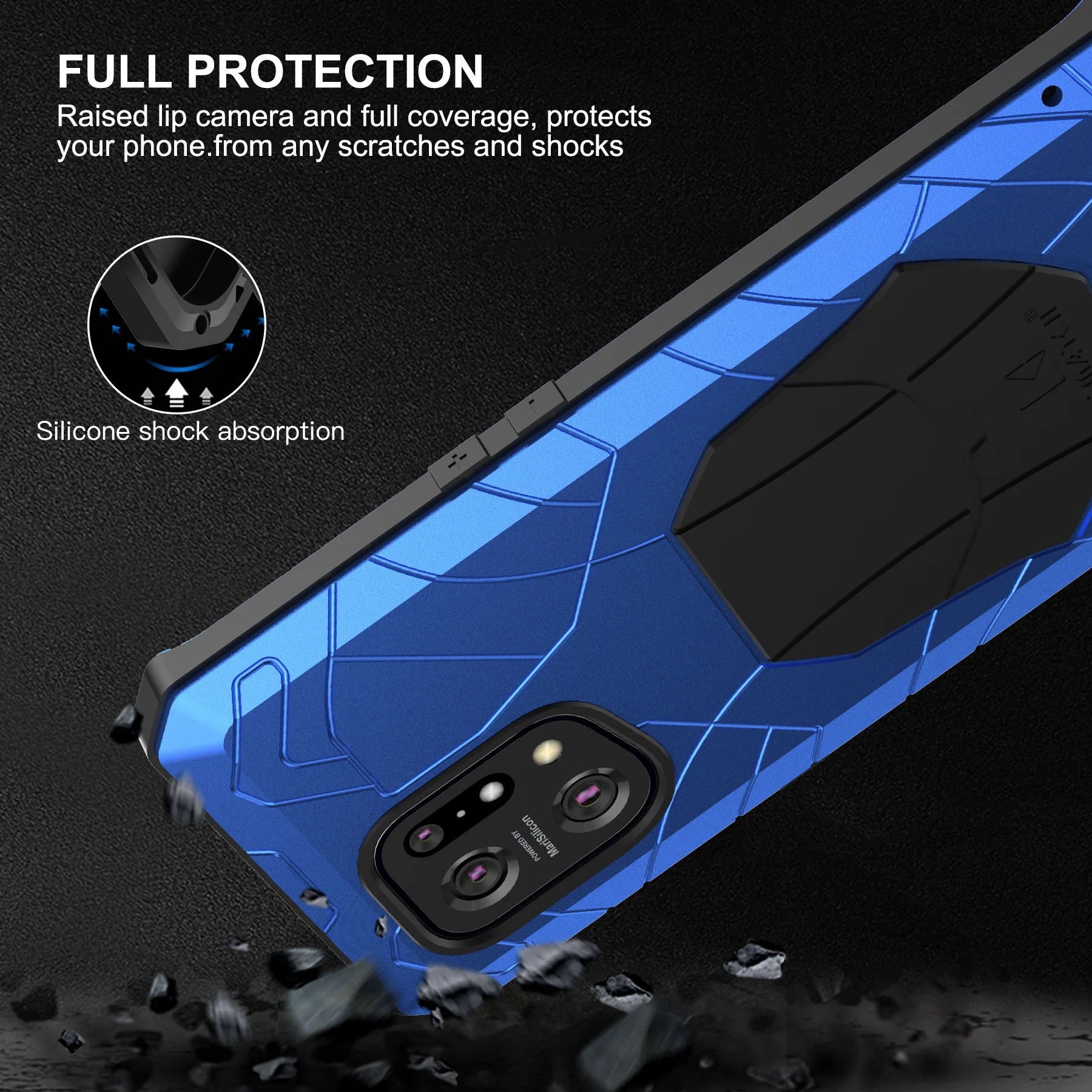 Original Imatch Aluminum Metal Silicone Shockproof Phone Cases For Oppo Find X6 X5 X3 Pro Dirt Shock Proof Armor Duty Case Cover