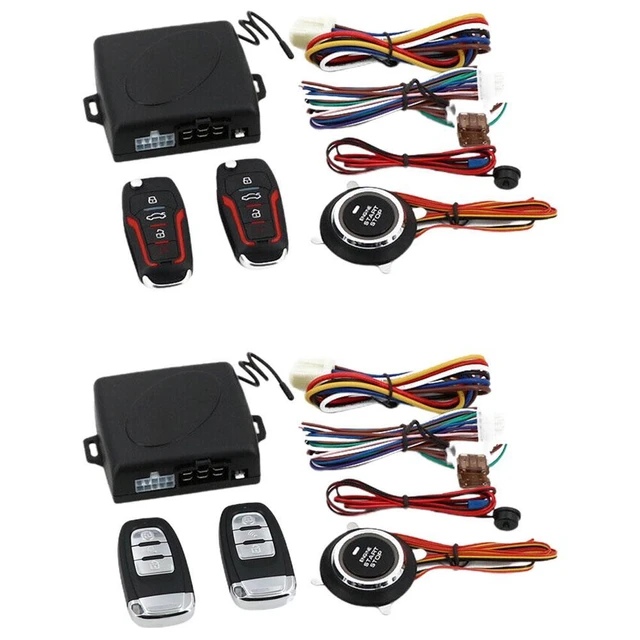 Nouveau Kit universel d'arrêt de démarrage à distance de voiture Bluetooth  téléphone portable App contrôle moteur allumage coffre ouvert PKE entrée