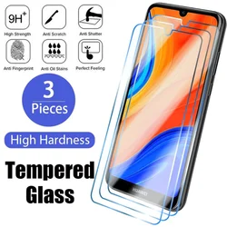 Triple - Pack Protective Glass Screen Protector Set for Tempered glass (Huawei Y6 Prime 2019)