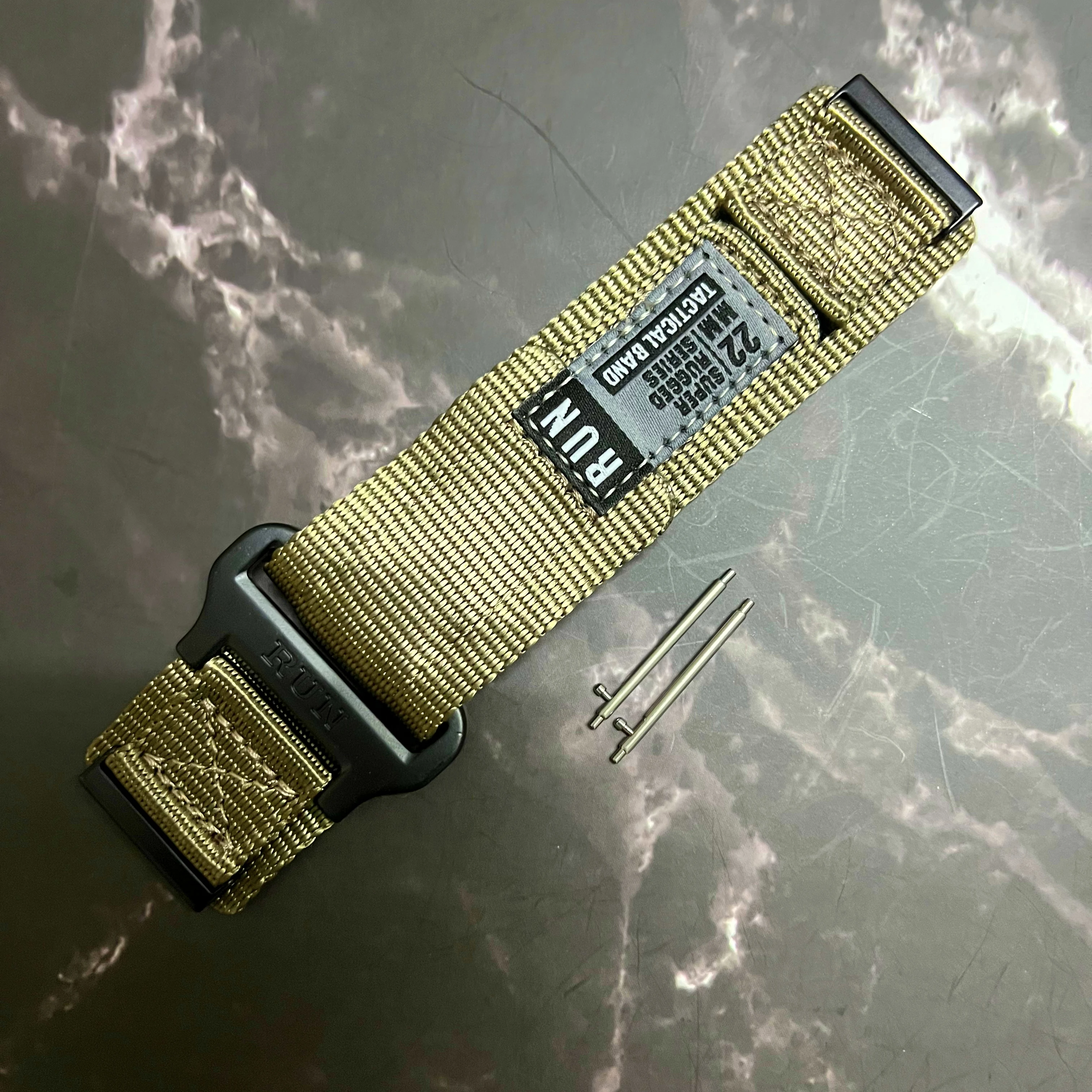 Premium 24mm Nylon Loop Strap Bracelet | Easy Fit & Replaceable Wristband Belt