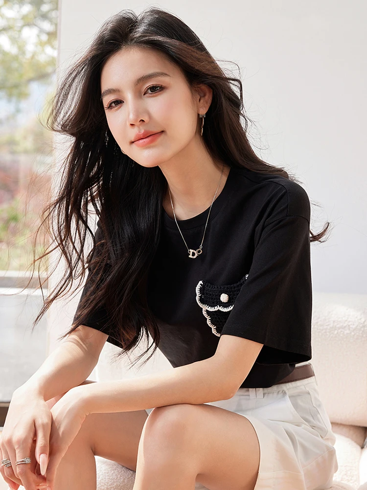★韓国人気★SWIMCITY★SERENE LAZY SET-UP ☆韓国人気☆SWIMCITY☆SERENADE LACE TOP (Swimcity/Tシャツ