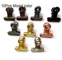 10pcs Stainless Steel Mini Hinge Clips for Versatile Use in Home, Office, and Kitchen (Random mixing)
