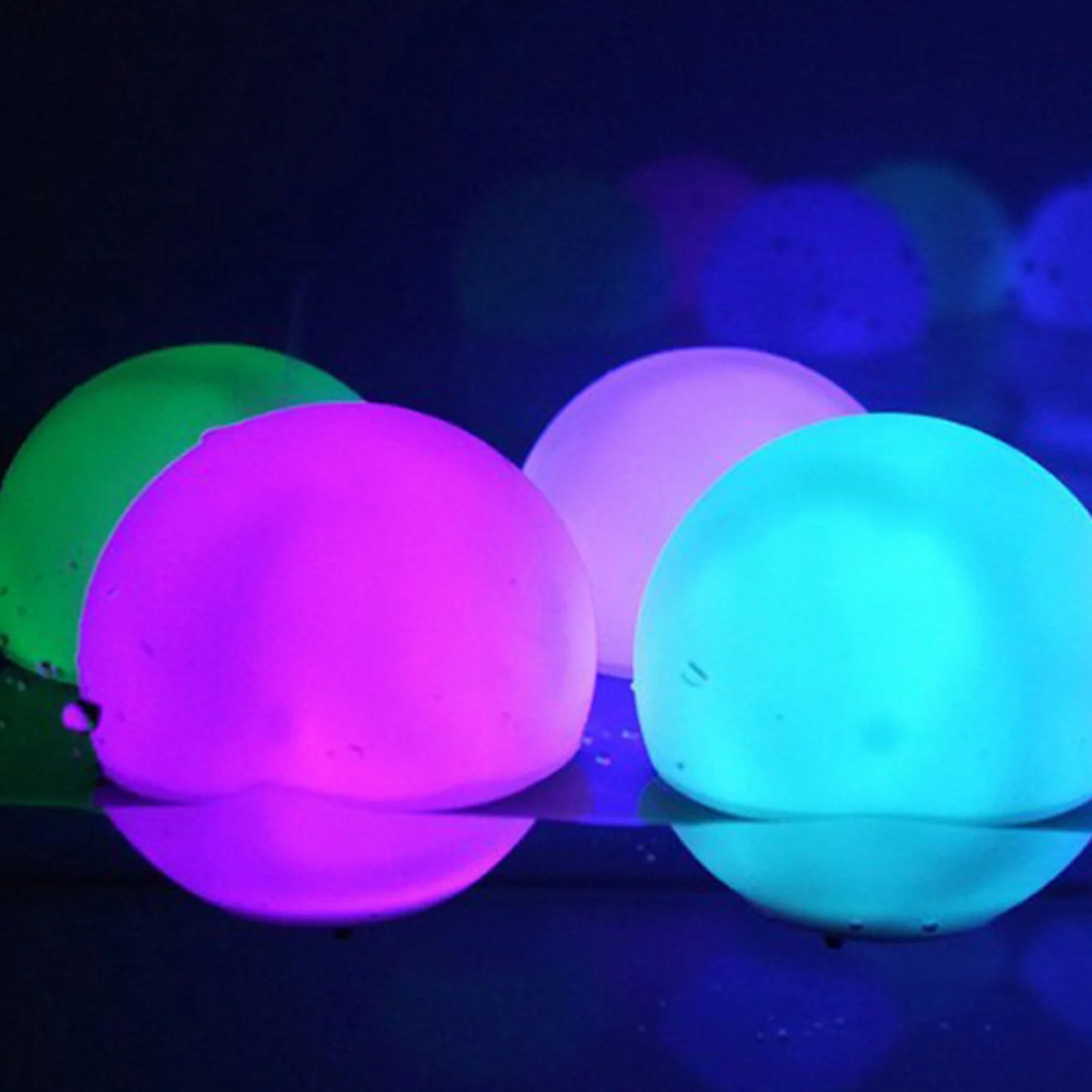 colour changing solar garden lights LED Luminous Inflatable Ball RGB Swimming Pool 7 Colors Pond Decoration Lights Hanging Lamps Water Drift Lights Pool Lights underwater pool lights