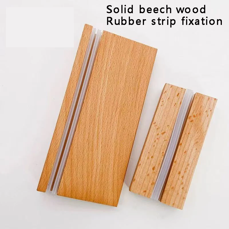 A6 A5 A4 Wooden L-shaped T-shaped Sturdy Table Card Double sided Label Display Card Stand Table Paper Stand Display table card stand