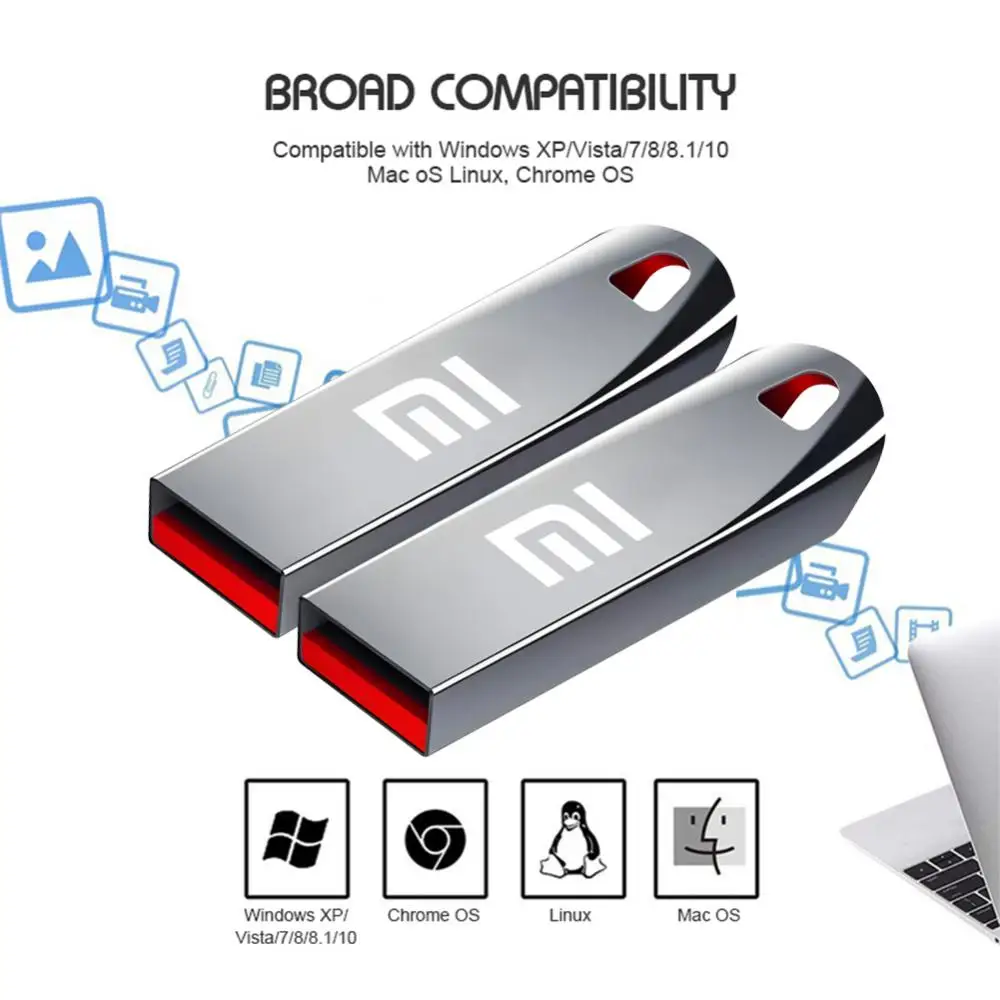 Xiaomi USB3.0 Flash Drive Pen Drive Pendrive USB Stick Memory Disk U Memoria Flash Disk 2TB 1TB for PC Laptop Car u disk