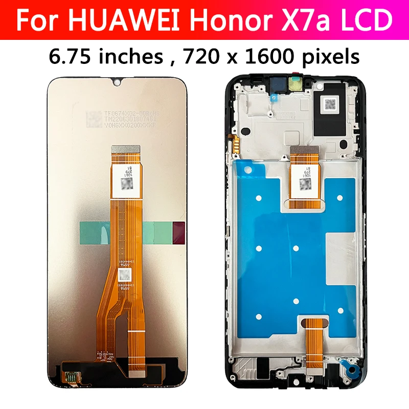 RKY-LX1 RKY-LX2 Display Touch Screen LCD Originale Per Huawei Honor X7A - Ricambio Nuovo, Compatibile RKY-LX1/LX2 Schermo LCD Honor X7A Touch