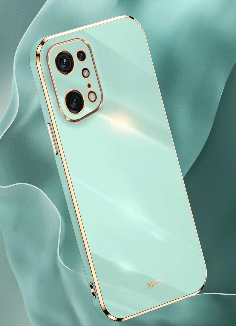 Funda For Oppo Find X5 Pro Case Tyylikäs pinnoitettu puhelimen kuori Oppo Find X5 Lite Case Ylellinen Pehmeä Silikoni Iskunkestävä B_voghion.com