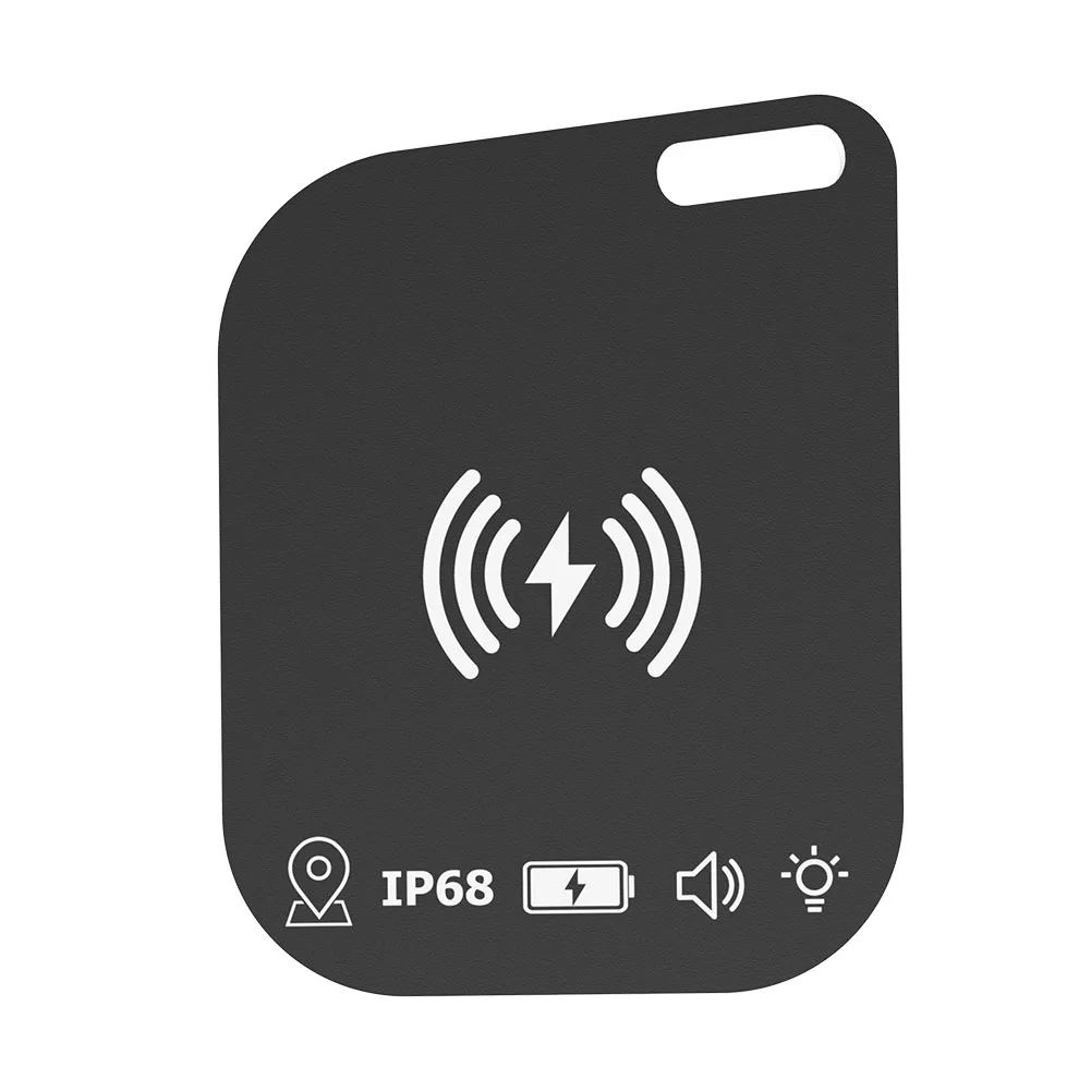 Wireless Charging Smart Tag Wallet Tracker IPX68 Waterproof Works For Apple Find My Wallet Anti-loss Card For Keys Suitcase Bag