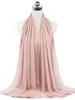 Nouveau foulard en mousseline uni pour femme, prêt-à-porter, hijab instantané, châle musulman, hijabs islamiques, écharpe arabe, foulards pour la tête