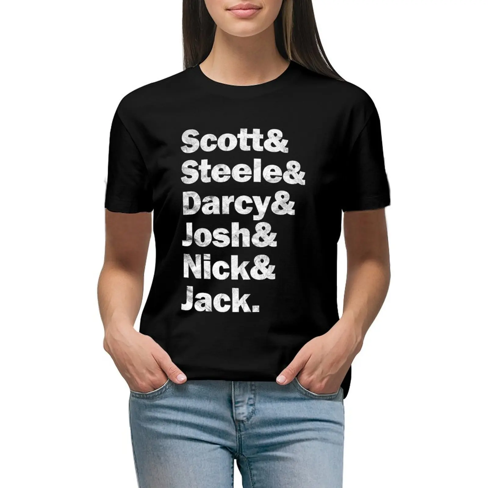 

Collingwood And [Vintage Worn Look] T-shirt summer clothes tops plus size tops cotton t shirts Women