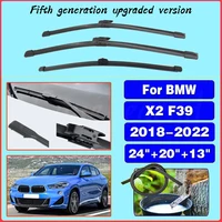Car Front Rear Wiper Blades For BMW X2 F39 2018-2022 Car Accessories Windscreen Windshield Brushes 24"+20"+13" 1