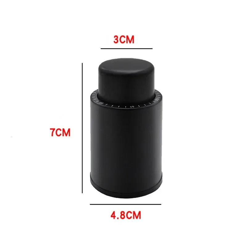 Reusable Wine Bottle Stopper Time Scale Record Real Vacuum Wine Stoppers Preserver Corks Keep Fresh for Lovers