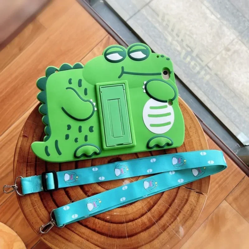 Children's Cartoon Dinosaur Tablet Case with Built-in Stand for Huawei MatePad and Honor Pad Series