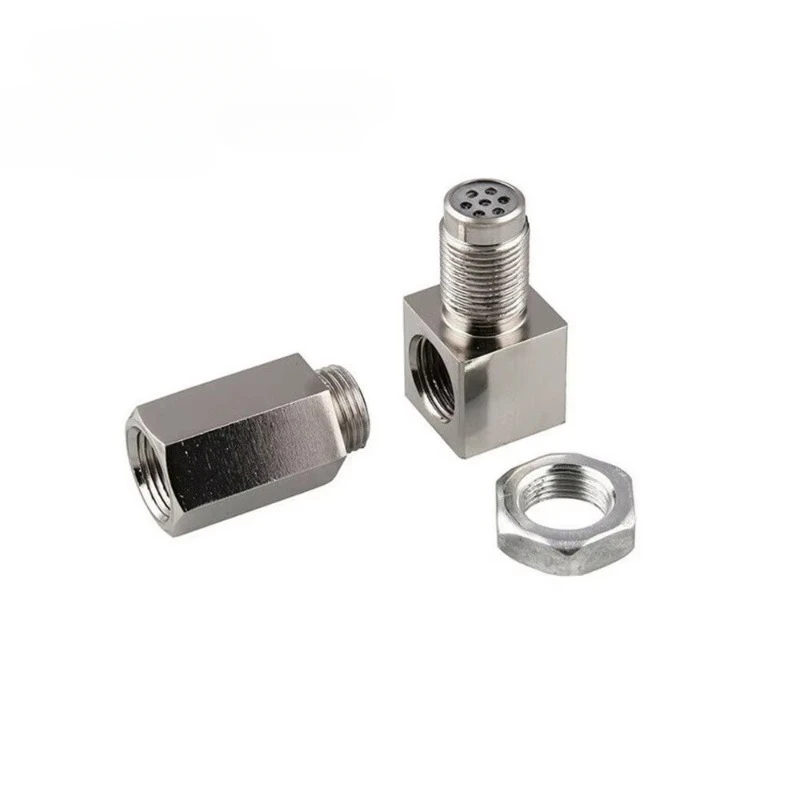 O2 Sensor M18*1.5 Universal 90 Degree Mini Catalyst O2 Sensor Oxygene Sensor With Mini Catalytic Converter