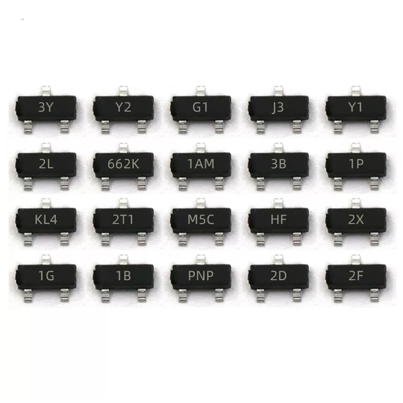 50PCS S8050 SS8550 2N4401 Printed J3Y NPN Power Transistor SMD Triode Package SOT23