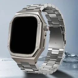 Luxury Stainless Steel Apple Watch Band Modification Kit for S10-42mm (Titanium)