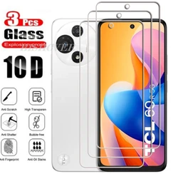 Premium 3 - Pack Tempered Glass Screen Protector Set - Tempered glass (TCL 60 5G)
