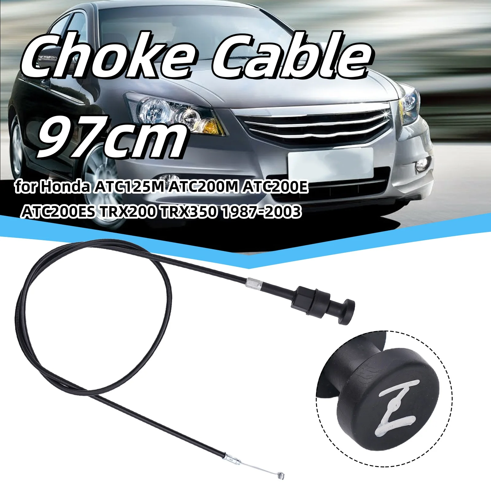 ATV Choke Cable 1pc for Honda ATC125M ATC200M ATC200E ATC200ES TRX125 TRX200 TRX350 TRX500