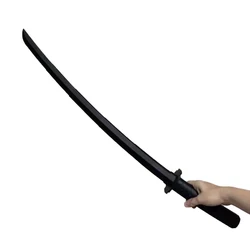 Japanese 3D Gravity Knife Katana Cosplay Prop - Stretchable and Creative Design (Large black)