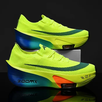 Marathon Running Shoes Men Carbon Board Speciality Sports Breathable Lightweight Women's Comfortable Athletic Nonskid Sneakers 1