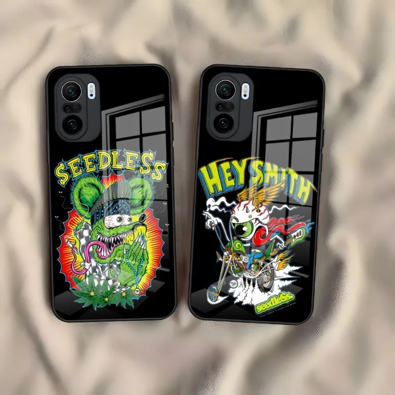 Custodia Per Telefono Rat Fink Art Per Xiaomi Redmi Note 13 10 10T 11I 11T 11 9 8 11S Poco M4 F3 X3 Pro Cover In Vetro Temperato