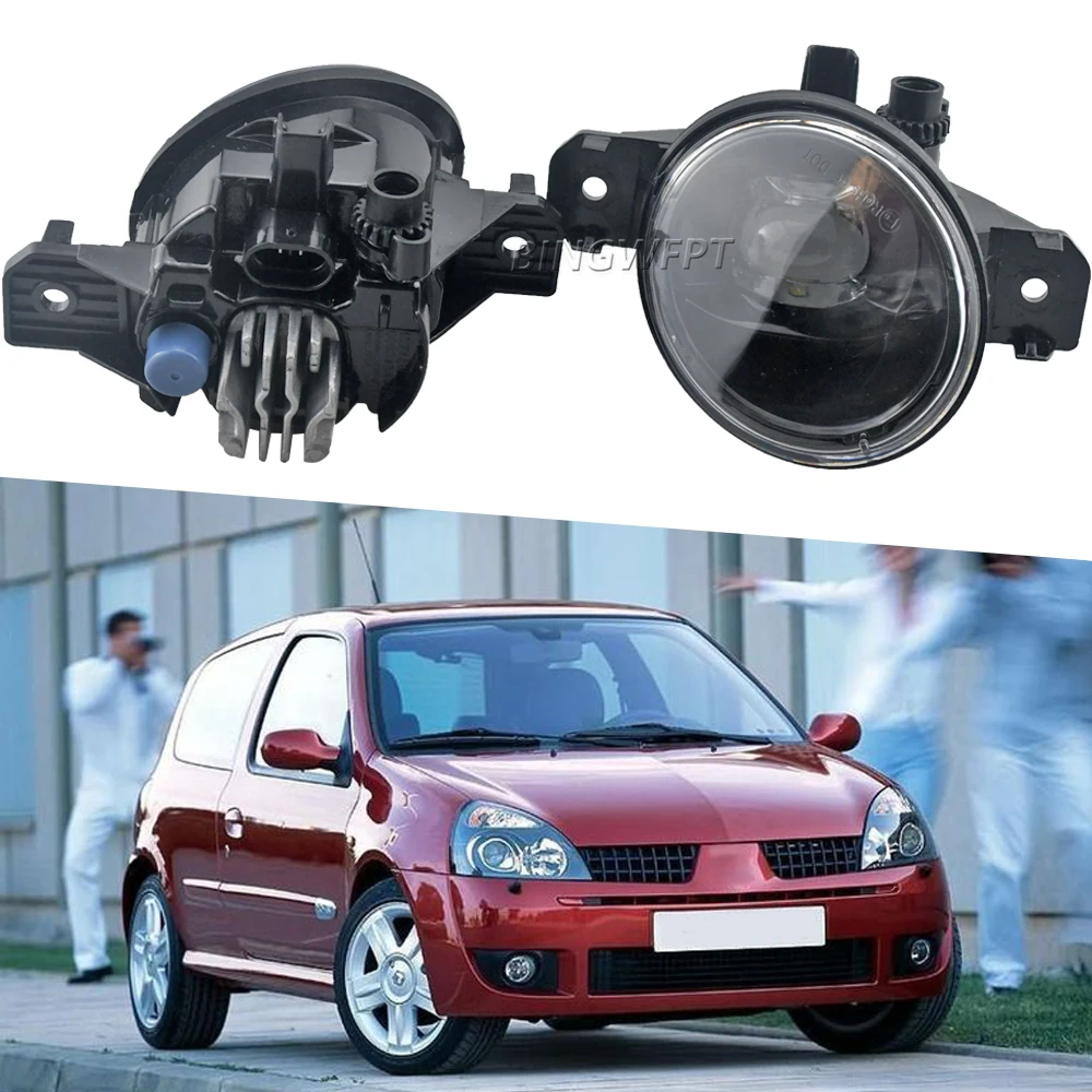 Coppia Gruppo Fendinebbia Fendinebbia A Led Per Renault Clio 2/Ii Hatchback Van 1998 1999 2000 2001 2002 2003 2004
