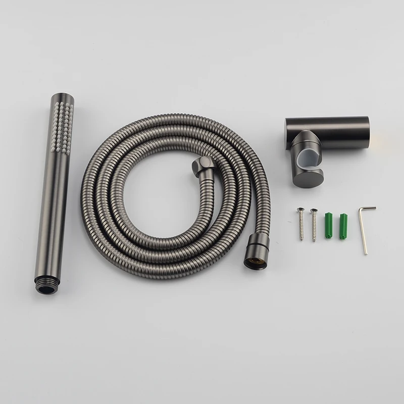 Shower Set Solid Brass HandShower Wall Mount Sprayer With Hose Holder