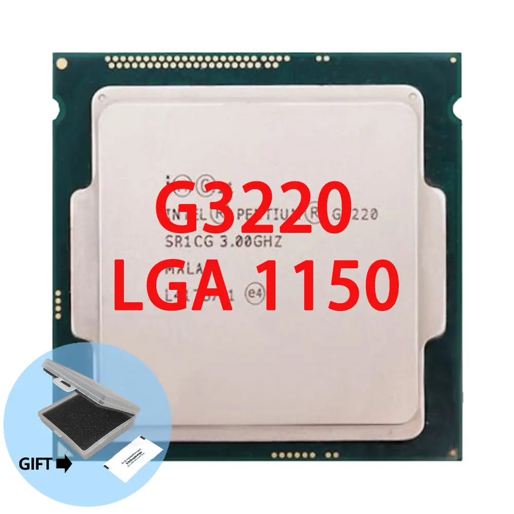 

2Pcs/Lot Intel Pentium G3220 CPU Processor 3M 53W 3.0 GHz Dual-Core LGA 1150