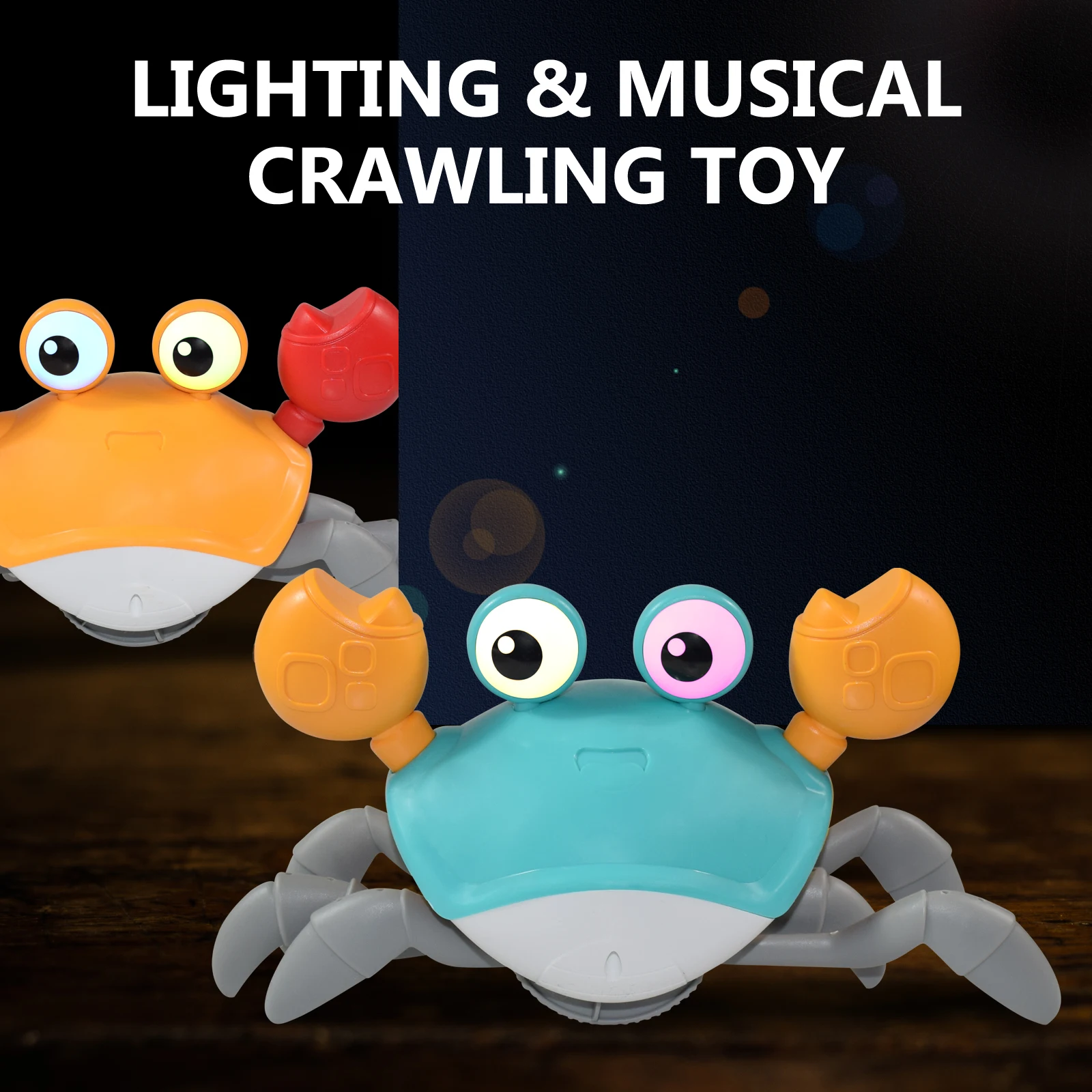 Kids Induction Escape Crab Octopus Crawling Toy