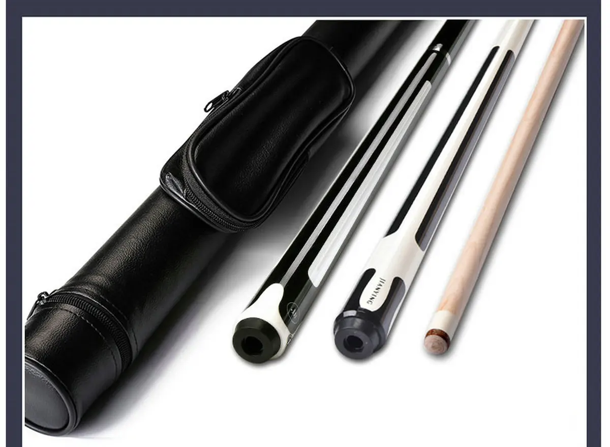 

JianYing 58" American Style 1/2 Snooker Billiards Pool Cue Stick 10.5/11.5/12.75mm Set