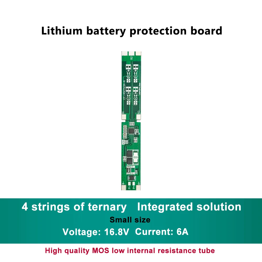 

4S 6A Li-ion Lithium Battery Charger Protection Board 18650 BMS For Drill Motor 16.8V without Balance