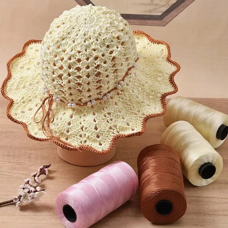 250g/Roll 2.5mm Ice Silk Thread Summer Crochet Yarn